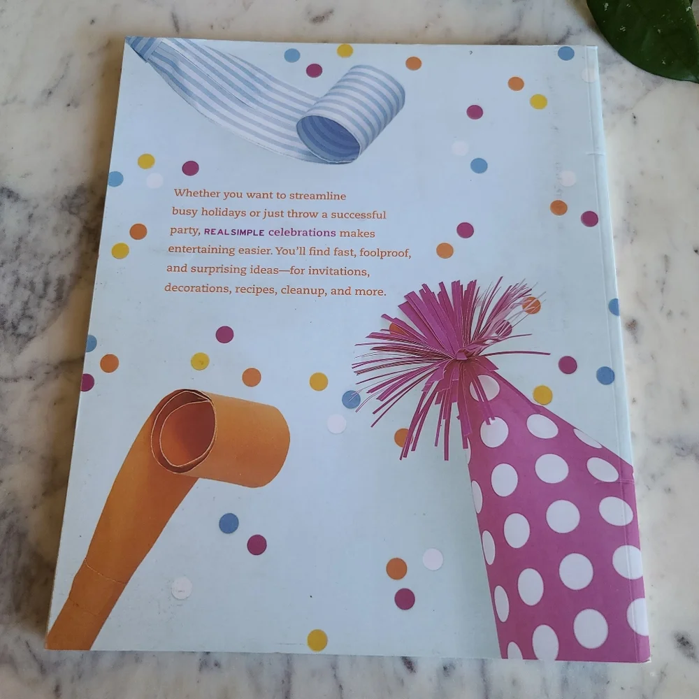 Real Simple Celebrations & Meals Made Easy Cookbook Bundle Set of 2